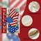 Welcome 4th of July Stars Stripes Patriotic Decorative Garden Flag, American USA Memorial Day Yard Outside Decorations, Summer Outdoor Small Home Decor Double Sided 12 x 18